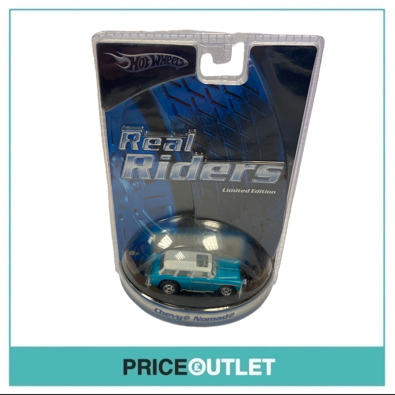 Hot Wheels Real Riders - Chevy Nomad Limited Edition (Blue) - Damaged Box