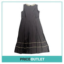 Jupe by Jackie - Navy Dress with Silver and White Detailing - Size 2 - BRAND NEW WITH TAGS