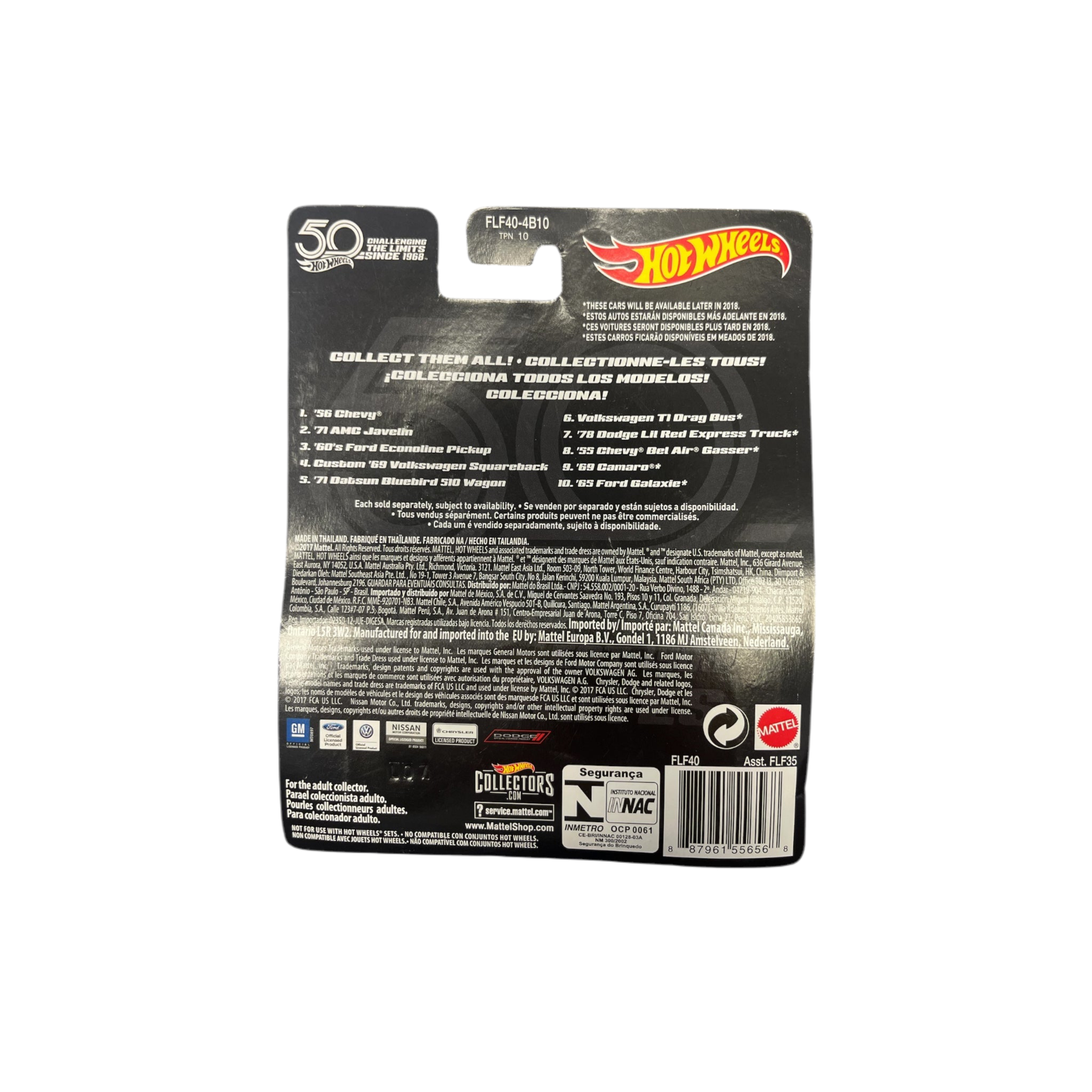 Hot Wheels - 50th Anniversary 1968 Favourites - ‘60’s Ford Econoline Pickup - Damaged