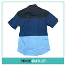 Jonathan Saunders - Blue and Black Colour Block Shirt - Size 50 - BRAND NEW WITH TAGS