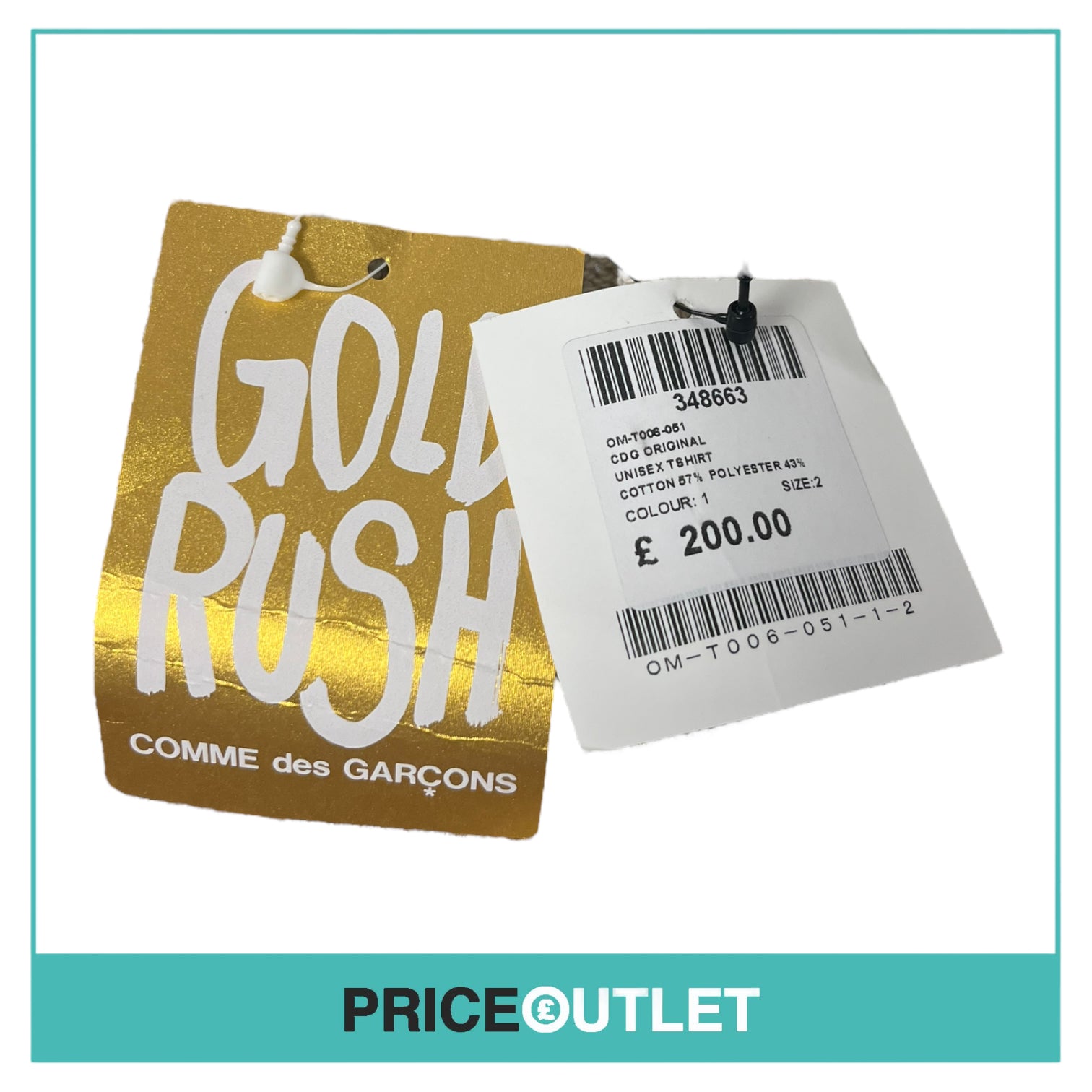 Comme des Garçons - Gold Rush Jumper - Size S - BRAND NEW WITH TAGS