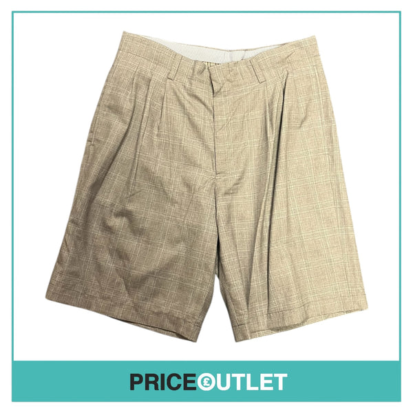 Casely-Hayford - Light Grey Check Shorts - Size 36 - BRAND NEW WITH TAGS