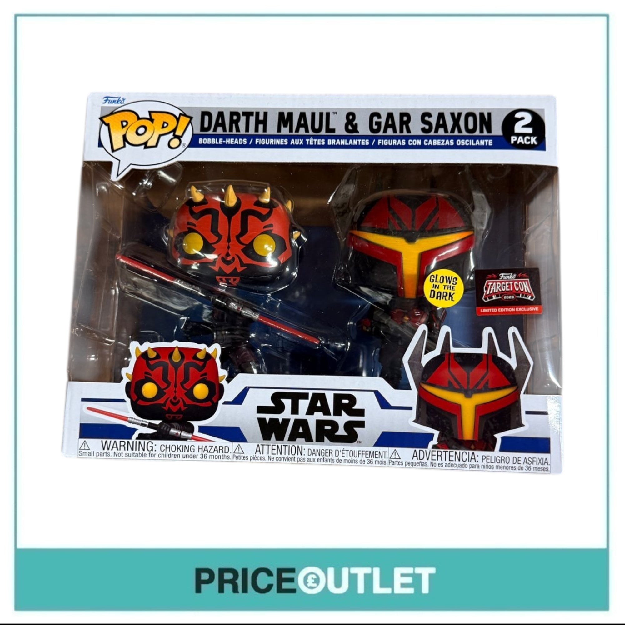 Funko - Star Wars - Darth Maul & Gar Saxon 2 Pack (Slightly Damaged)