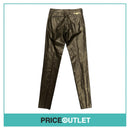 April 77 - Black Shiny Tapered Trousers - Size 34 - BRAND NEW WITH TAGS