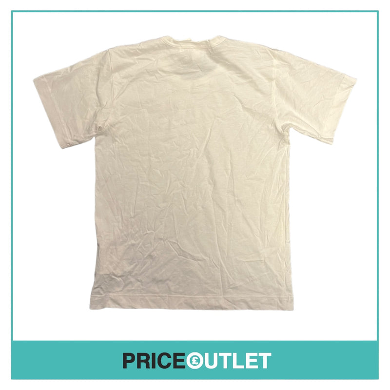 Comme des Garçons Shirt - Ladies White Logo T-Shirt - Size L - BRAND NEW WITH TAGS