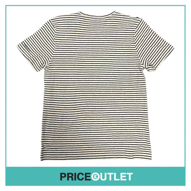A.P.C. - Navy and White Striped T-Shirt - Size M - BRAND NEW WITH TAGS