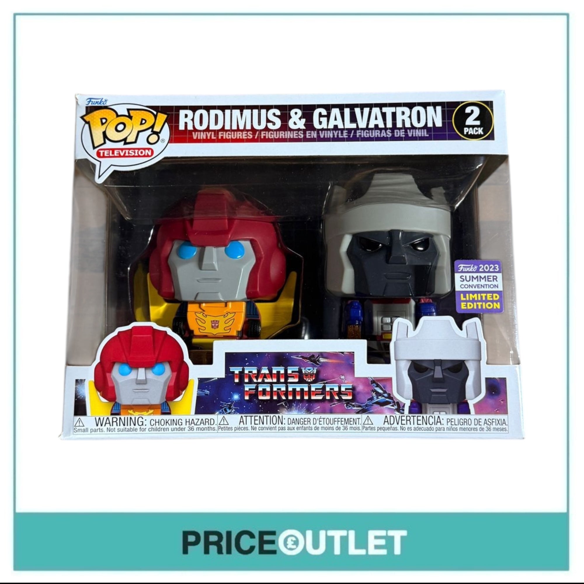 Funko - Transformers - Rodimus & Galvatron 2 Pack (Slightly Damaged)
