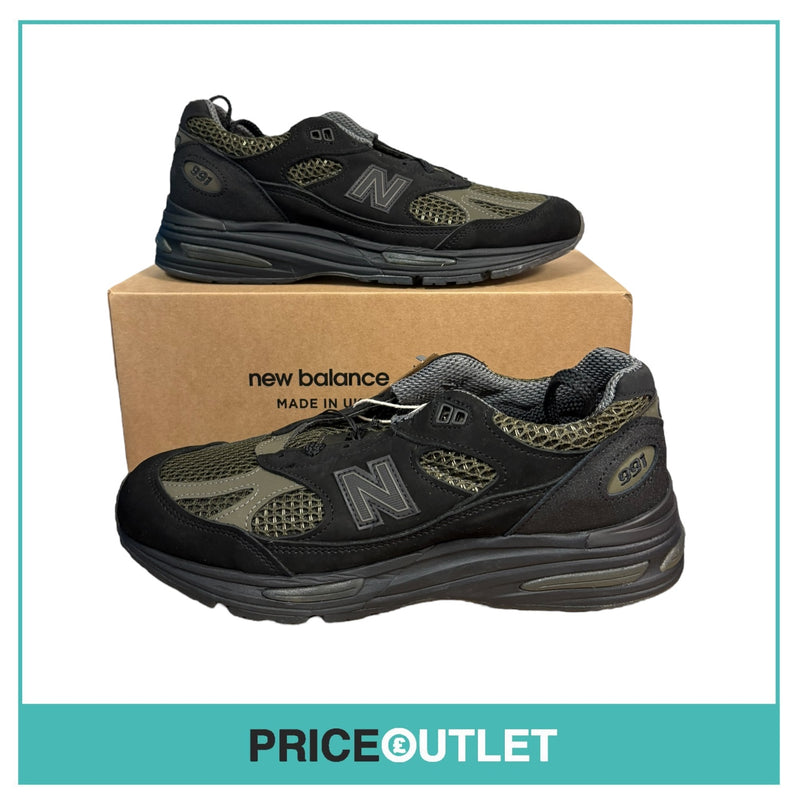 New Balance 991V2 X Stone Island Black Olive - UK 7.5