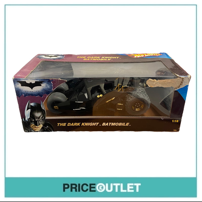Hot Wheels - The Dark Knight Batmobile Tumbler - Damaged Box