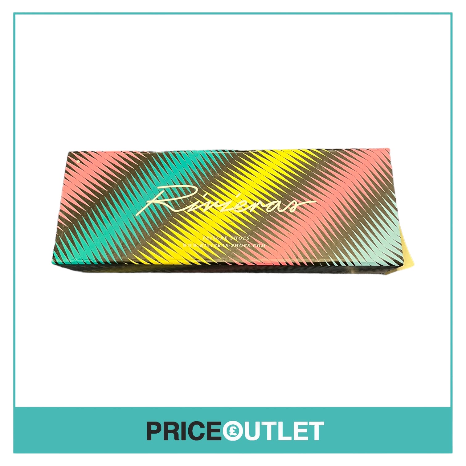 Rivieras - Mens Black and White Print Shoes - Size 43 - BRAND NEW IN BOX