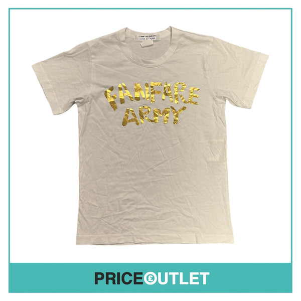 Comme des Garçons - Ladies Fanfare Army T-Shirt - Size S - BRAND NEW WITH TAGS