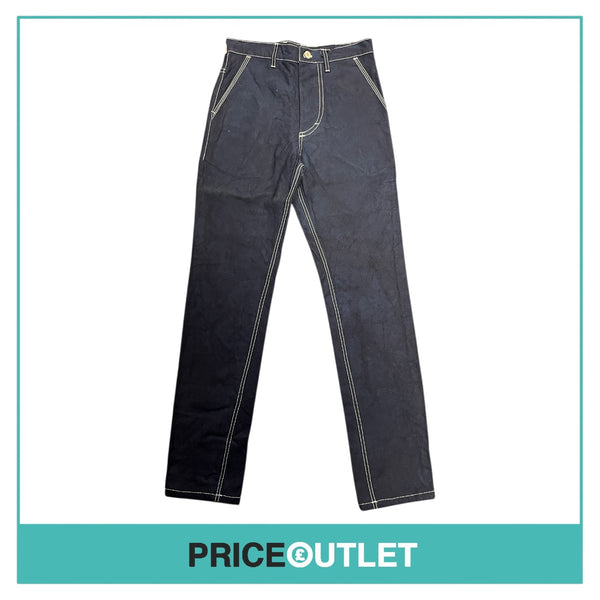 3Man - Navy Skinny Jeans with White Stitching - Size S/M - BRAND NEW WITH TAGS
