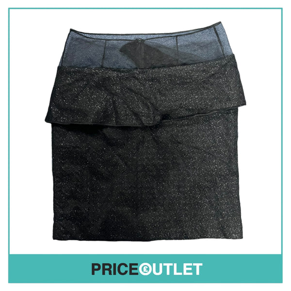 Simone Rocha - Black Layered Mesh Skirt - Size 12 - BRAND NEW WITH TAGS