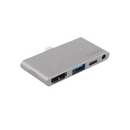 PowerLink Nano 4-in-1 USB-C Hub - Silver
