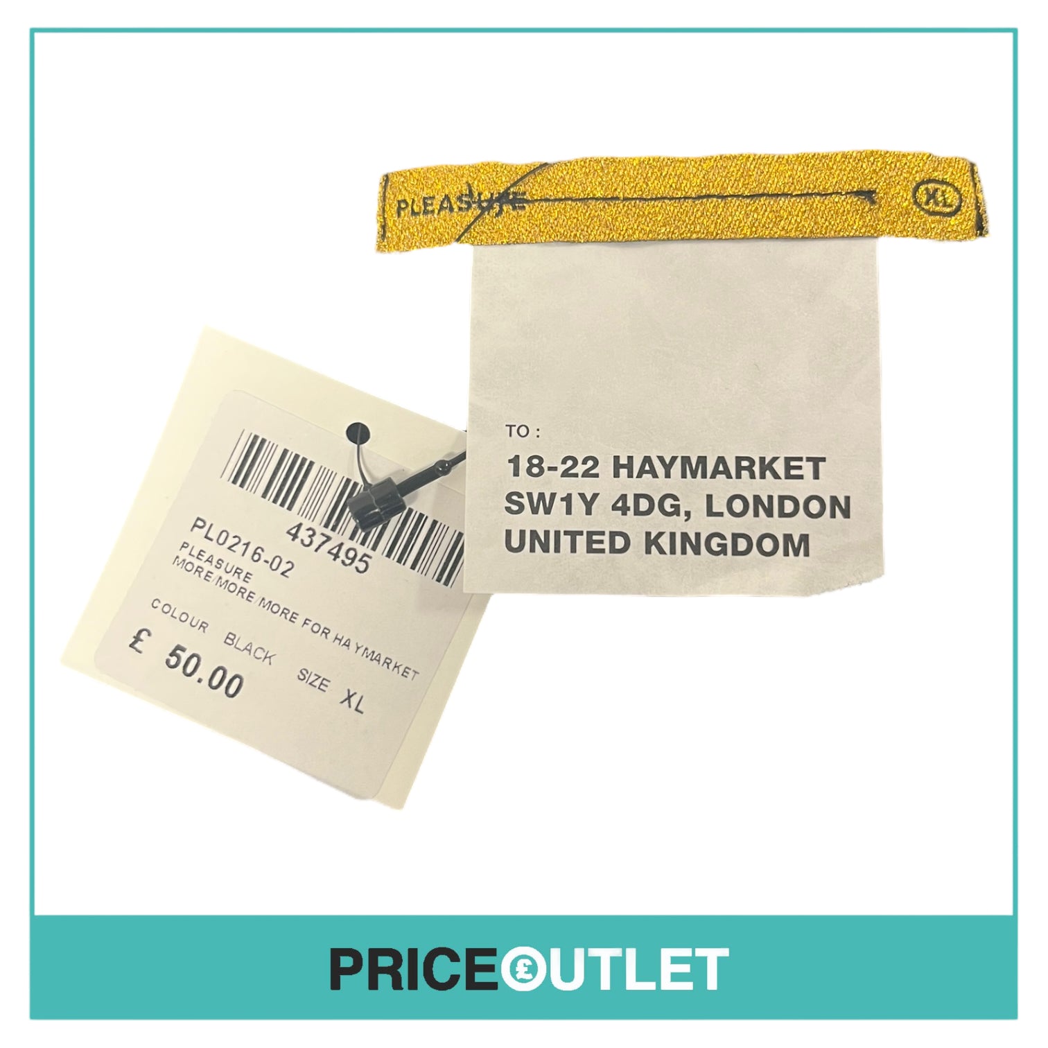 Pleasure - More More More Black T-Shirt - Size XL - BRAND NEW WITH TAGS