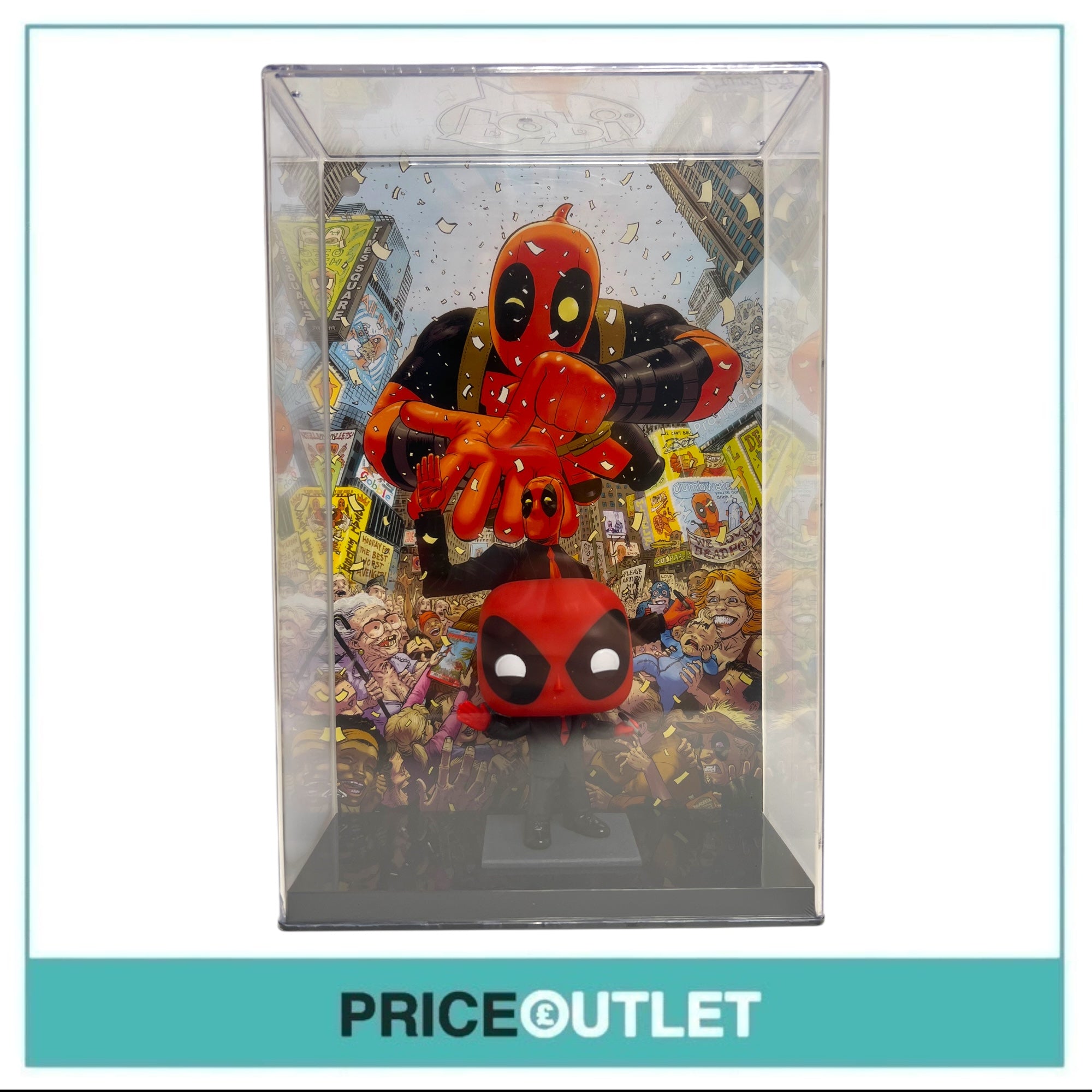 Funko - Deadpool Black Suit Comic Cover