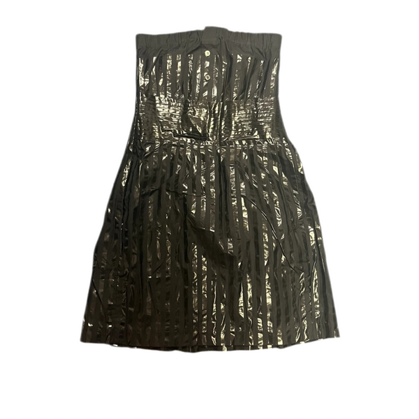 Sacai - Strapless Pleated Black Dress - Size 2 - BRAND NEW WITH TAGS
