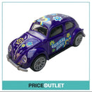 Majorette Vintage Deluxe - Volkswagen Beetle Summer Time (Purple) - Damaged Box