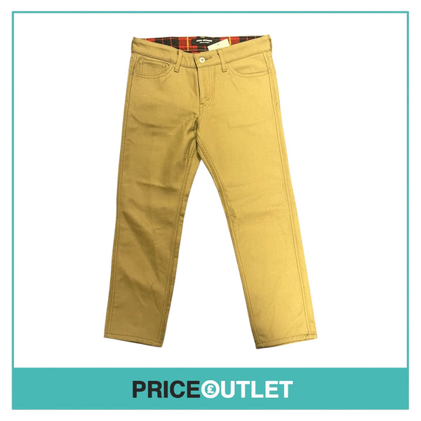 Comme des Garçons Junya Watanabe - Ladies Khaki Green Skinny Cropped Jeans - Size S - BRAND NEW WITH TAGS