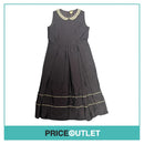 Jupe by Jackie - Navy Dress with Silver and White Detailing - Size 2 - BRAND NEW WITH TAGS
