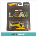 Hot Wheels Marvel - Loki Thanoscopter (Yellow) - Damaged Box