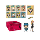 DC Bombshells deluxe collection box with figures and packaging on a white background