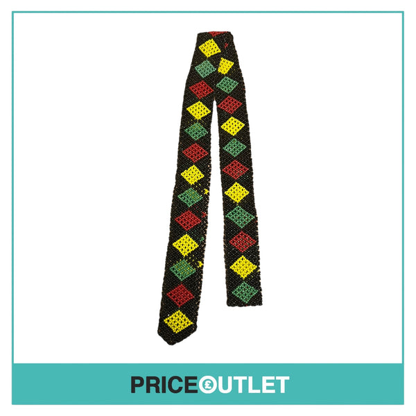 Inoue Brothers - Rasta Beaded Tie - BRAND NEW WITH TAGS