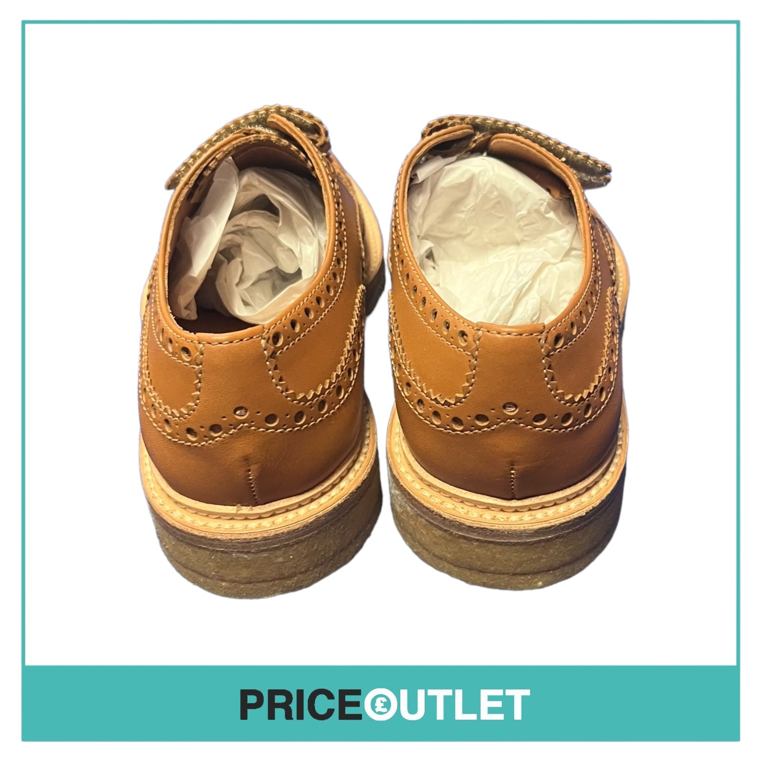 Weber Hodel Feder - Tan Leather Brogues - Size 40 - BRAND NEW