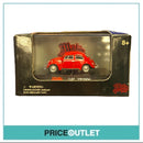 Malibu International - Volkswagen Käfer Model Diecast (Red) - Damaged Box