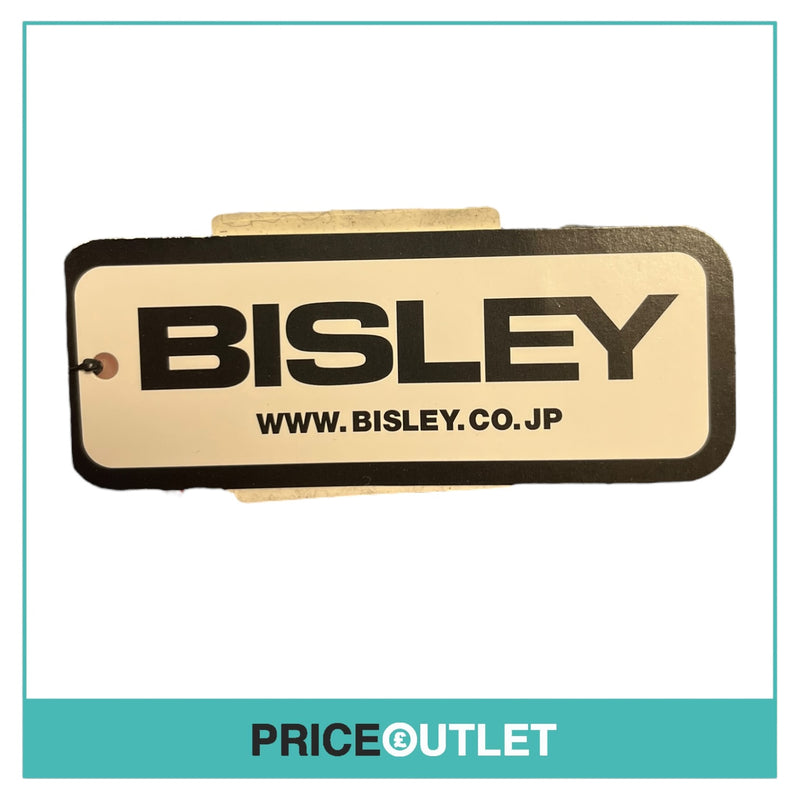 Bisley - Brown Trimmed White T-Shirt - Size M  - BRAND NEW WITH TAGS