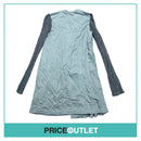 Commuun - Grey Dress with Khaki Knit Sleeves - Size 38 - BRAND NEW WITH TAGS