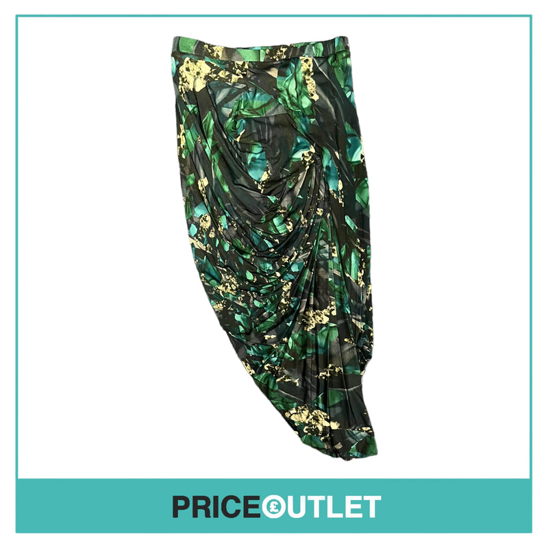Peter Pilotto - Green Explosion Print Jersey Skirt - Size 10 - BRAND NEW WITH TAGS