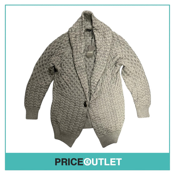Isabel Marant - Grey Chunky Knit Cardigan - Size T1 - BRAND NEW WITH TAGS