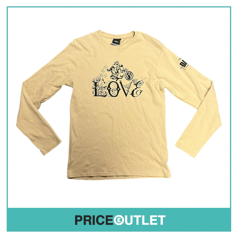 Designer Against Aids - Beige Love Sweatshirt - Size L - BRAND NEW WITH TAGS