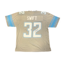D’Andre Swift - Detroit Lions Signed Jersey in Grey - Size XL - JSA Certified