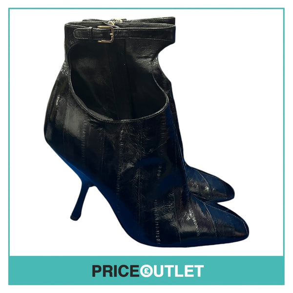 Sergio Rossi - Black Patent Leather Heels - Size 38 1/2 - BRAND NEW WITH TAGS