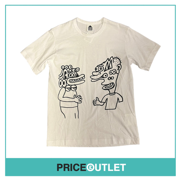 Dover Street Market - Weirdos by Noah Lyon White T-Shirt - Size S - BRAND NEW WITH TAGS