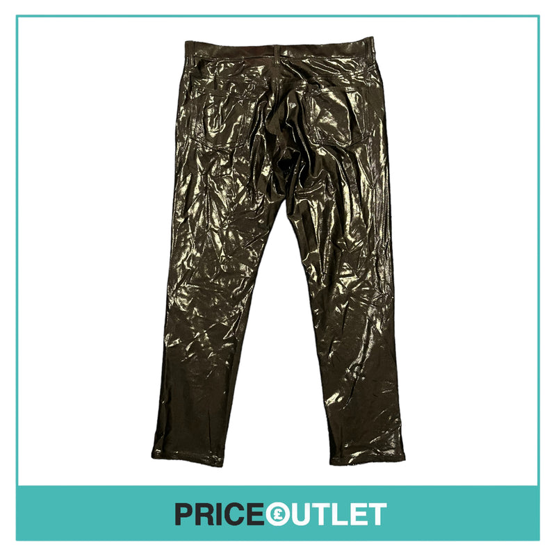 Comme des Garçons Junya Watanabe - Ladies Glittery Black Trousers - Size L - BRAND NEW WITH TAGS