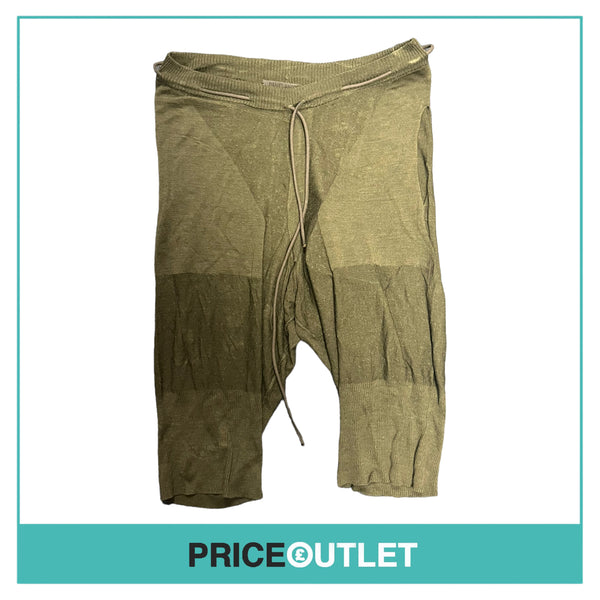 Daniel Andresen - Khaki Knitted Shorts - Size S - BRAND NEW WITH TAGS