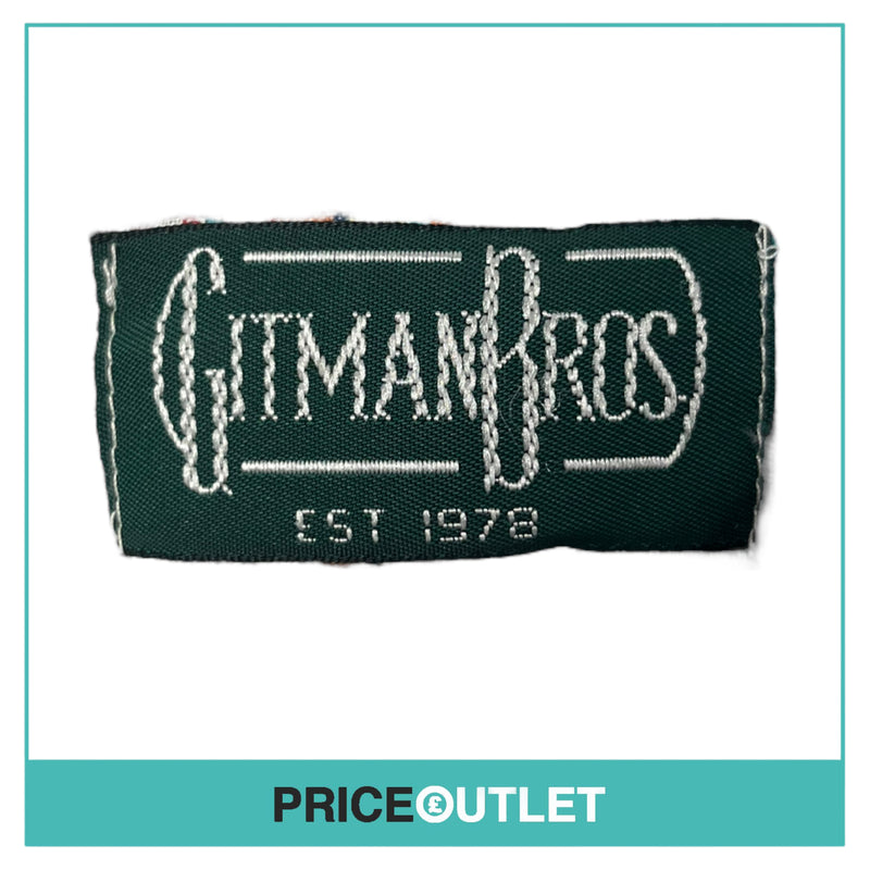 Gitman Bros - Mixed Print Shirt - Size S - BRAND NEW WITH TAGS