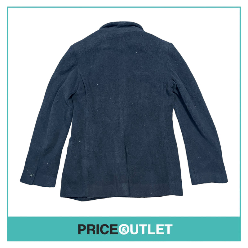 1205 - Navy Woolly Blazer - Size M - BRAND NEW WITH TAGS