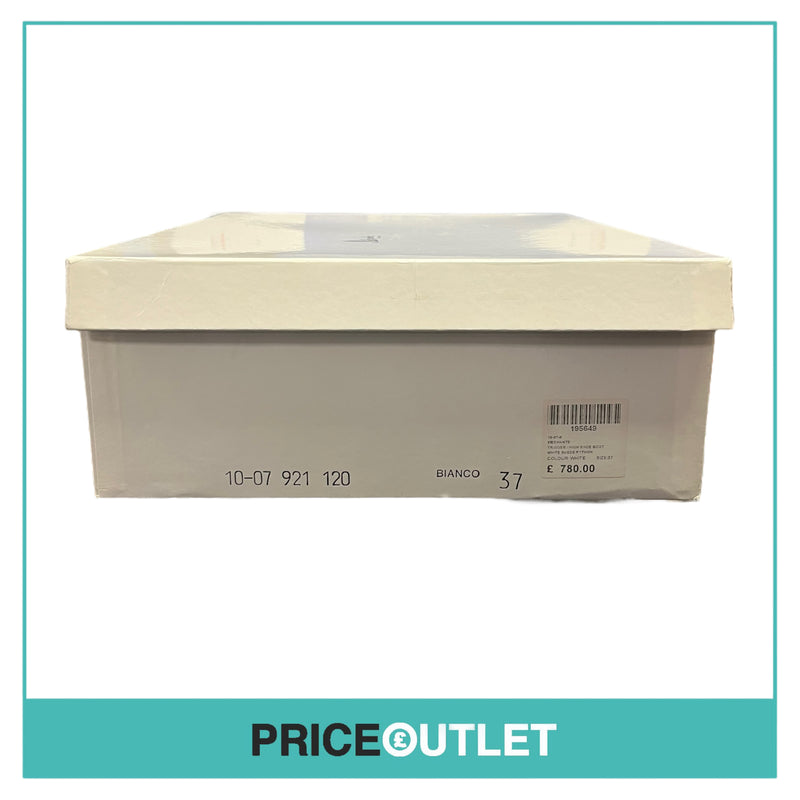 Méchante - White Cut Out Heeled Boots - Size 37 - BRAND NEW WITH TAGS