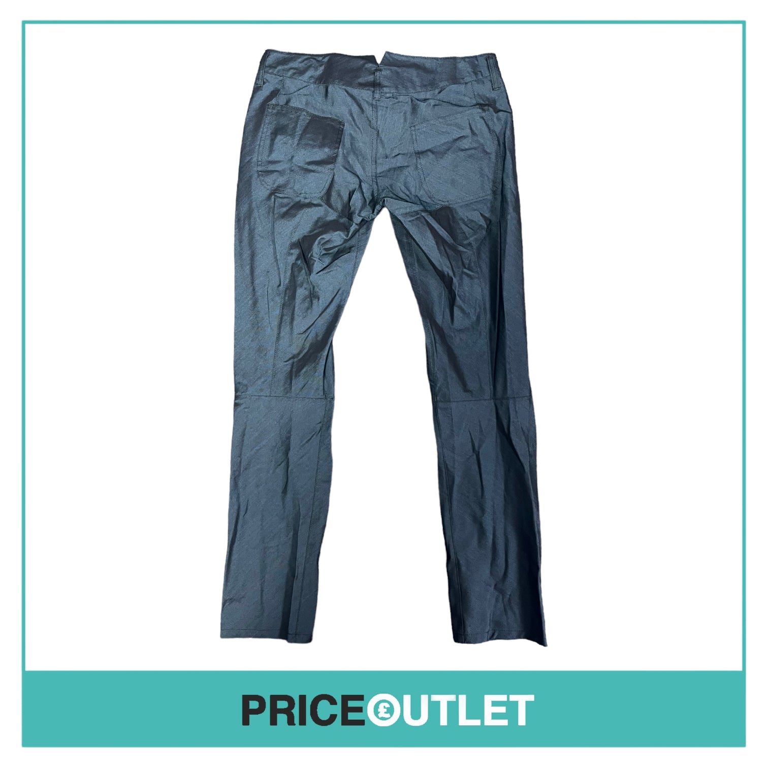 Comme des Garçons Junya Watanabe - Ladies Blue Shiny Trousers - Size L - BRAND NEW WITH TAGS