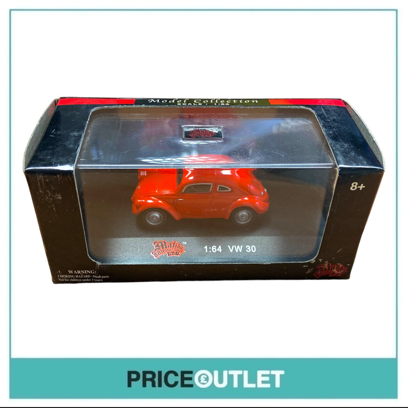 Malibu International - Volkswagen 30 Model Diecast (Red) - Damaged Box