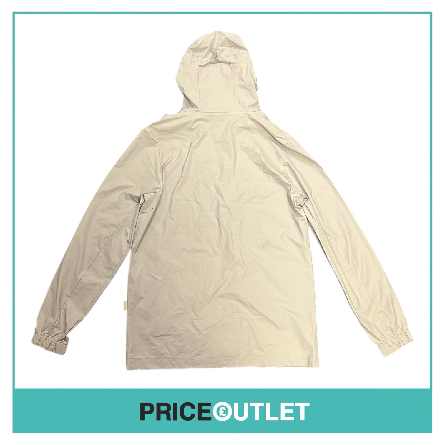 Rains - Light Grey Windbreaker Jacket - Size XXS/XS - BRAND NEW