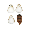 Star Wars Fridge Magnets Chewbacca and Porgs
