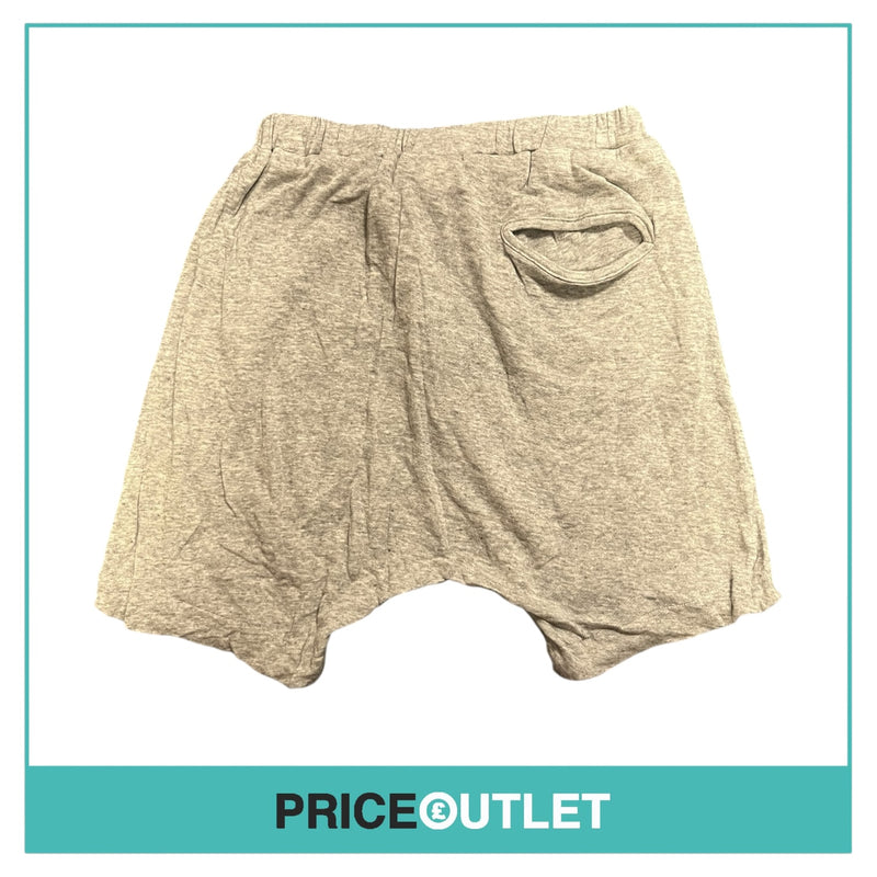 Clu - Grey Shorts with Elasticated Hems - Size S - BRAND NEW WITH TAGS