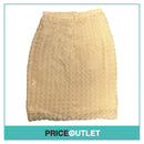 Christopher Kane - Nude Sheer Textured Skirt - Size 10 - BRAND NEW WITH TAGS