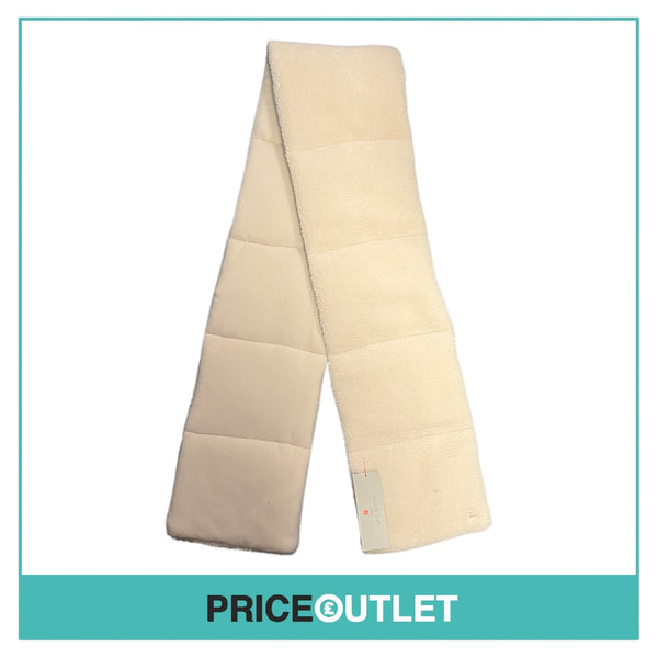 Sweaty Betty - Studio White Padded Sherpa Scarf - BRAND NEW WITH TAGS