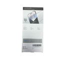 Boxed tempered glass screen protector set on a white background